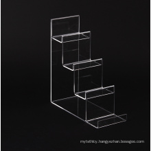 4 Layers Clear Acrylic Purse Wallet Display Holder